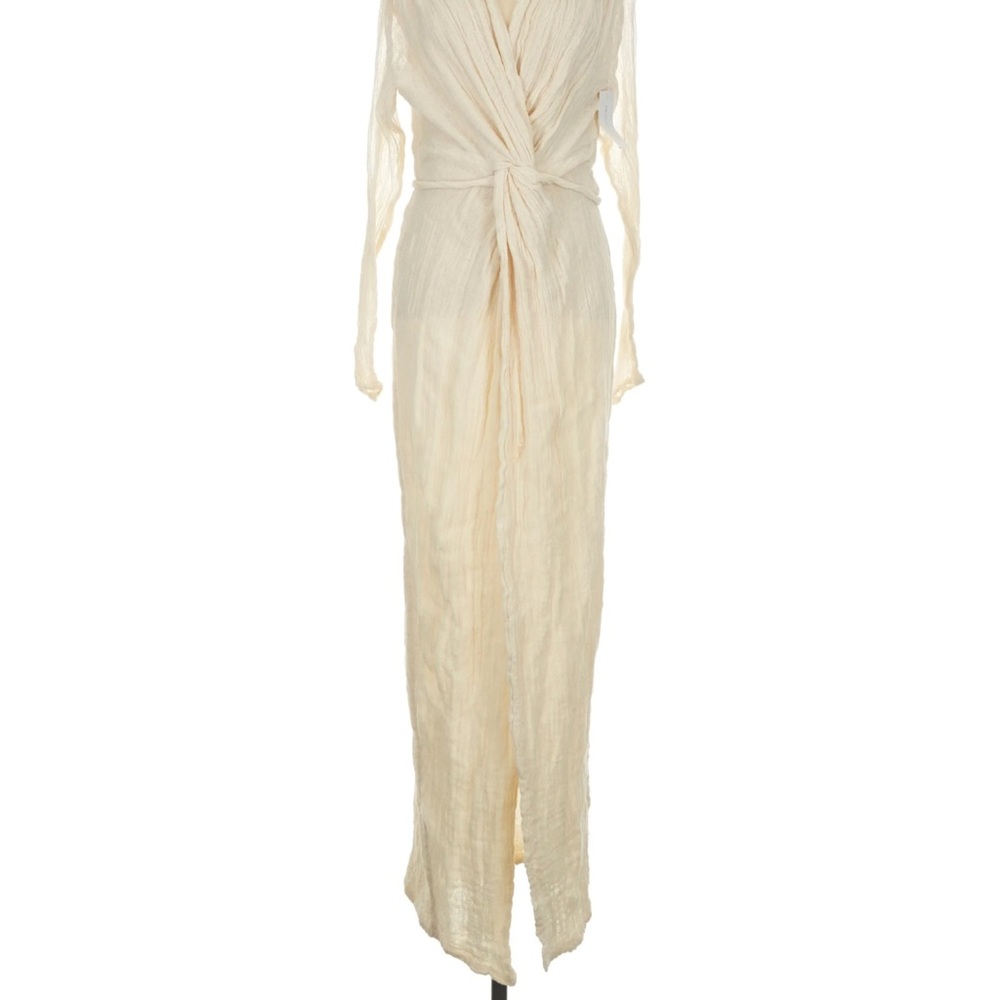 Jen's Pirate Booty Cream Long Sleeve Dress